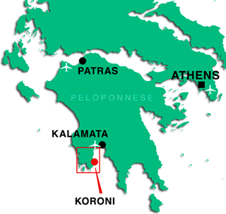 Messinia region in the Peloponnese on the mainland of Greece